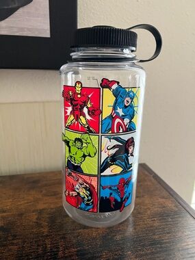Marvel Nalgene Water Bottle Plastic 32oz Superhero